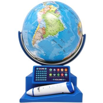 Dr. STEM: Interactive Talking Globe - Touch & Learn. Geographic Education Learning Set. Smart Pen. Electronic Game Panel. 300 Quiz Questions. Kids 6+