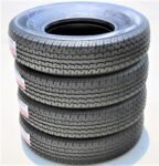 Set of 4 Transeagle ST Radial II Steel Belted ST225/75R15 225/75R15 117/112L E 10 Ply Trailer Tires