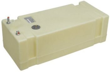 Moeller Marine Products 27 Gallon Permanent Fuel Tank Durable Plastic Boat Accessory