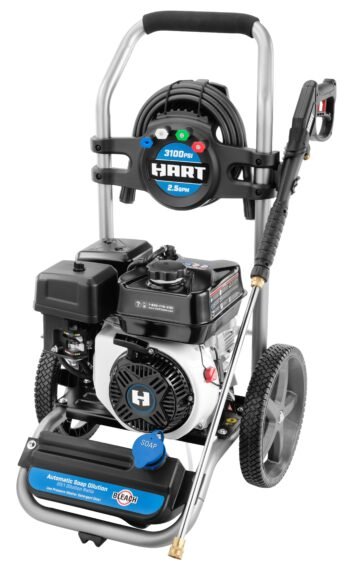 HART 3100 PSI 2.5 GPM 212cc 4-Cycle OHV Gas Powered Cold Water Pressure Washer