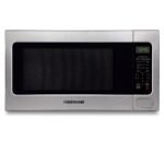 Farberware Countertop Microwave Ov 1100 Watts. 2.2 cu ft - Smart Sensor With LED Lighting and Child Lock - Perfect for Apartments and Dorms - Easy Clean Black Interior. Stainless Steel