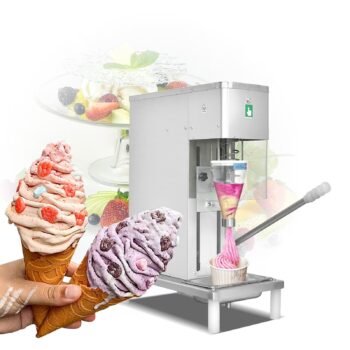 Kolice Commercial Frozen Yogurt Gelato Ice Cream Blending Machine.Swirl Ice Cream Machine