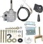 munirater 212cc Go Kart Forward Reverse Gear Box Kit Replacement for 2HP-13HP Engine 30 Series 2300rpm Torque Converter 35 Chain 12T and 40/41 Chain 10T Go Karts Accessories 212cc