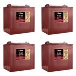 Trojan T-125 240Ah. 6V Deep Cycle Battery - 4 Pack