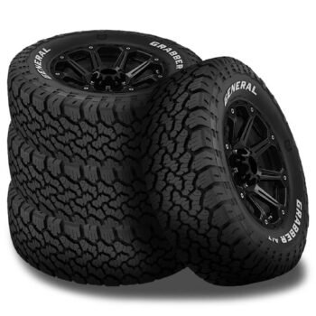 4 General Grabber A/TX WL 265/70R17 115T All Terrain 640AB 60K Mi Warranty 3PMSF 4507630000 / 265/70/17 / 2657017