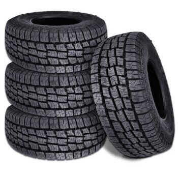 Set of 4 Lexani Terrain Beast AT LT 235/75R15 107S 8-PLY All Terrain Truck Tires LXSTAT1575020 / 235/75/15 / 2357515 Fits: 1995-99 Chevrolet Tahoe LT. 1999 Chevrolet Silverado 1500 Base