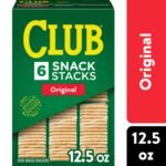 Club Snack Stacks Original Crackers, Lunch Snacks, Snack Stacks, 6 Count