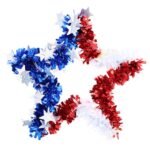 WAY TO CELEBRATE! Tinsel Star Wreath