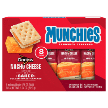 MUNCHIES Nacho Cheese Flavored Sandwich Crackers