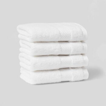Threshold Performance Plus Bath Towel - White