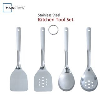 Mainstays  Stainless Steel 4-Piece Kitchen Utensil Set