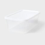 Brightroom Clear Storage Box - White
