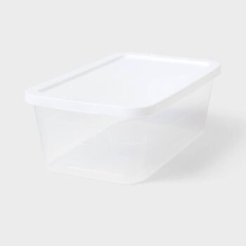 Brightroom Clear Storage Box - White